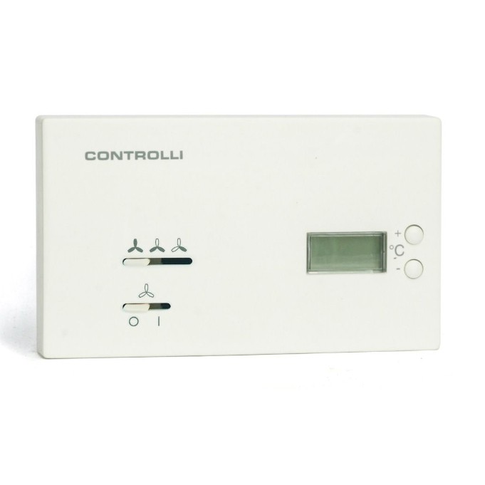 AX537 CONTROLLI - Termostato ambiente proprozionale con display e 3 velocità ventilatore