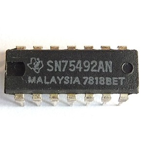 SN75492AN TEXAS INSTRUMENTS Driver per 4 segmenti o esadecimale