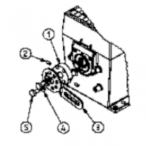 MDLA1 ISMA CONTROLLI - Leva per albero attuatore MDL